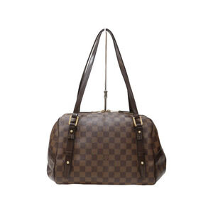 LOUIS VUITTON Rivington Damier Ebene Brown 2way Shoulder Bag LV